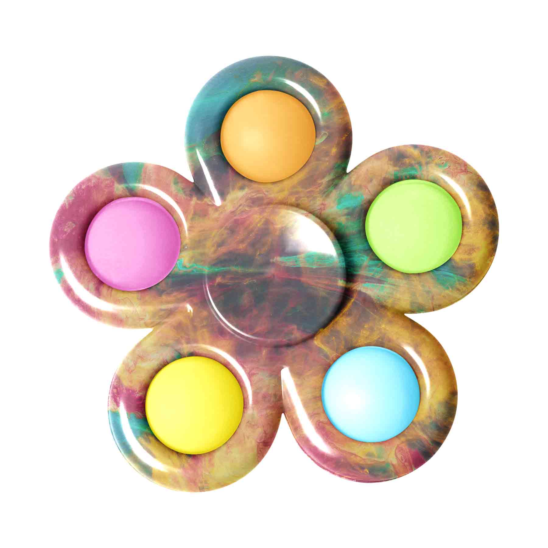 FlyFlyPromos - 5 Fingers Toys Push Bubble Fidget Spinner Image 10 - Promotional Product